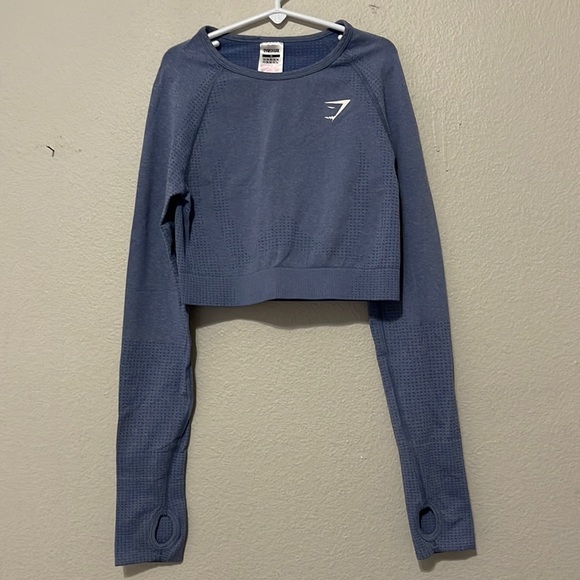 GYMSHARK LONG SLEEVE WORKOUT TOP - Picture 1 of 7